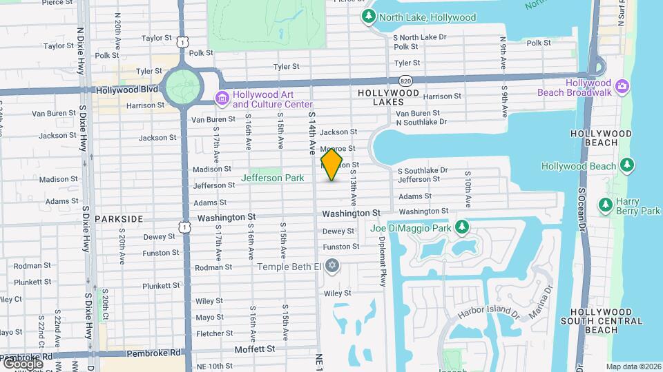 1332 Jefferson St Mapa y Detalles de la Ubicación