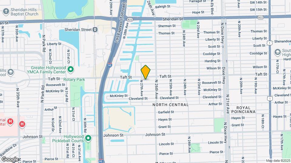 2631 Roosevelt St Map and Location Details