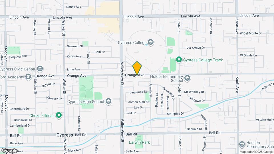 6152 Orange Ave Map and Location Details