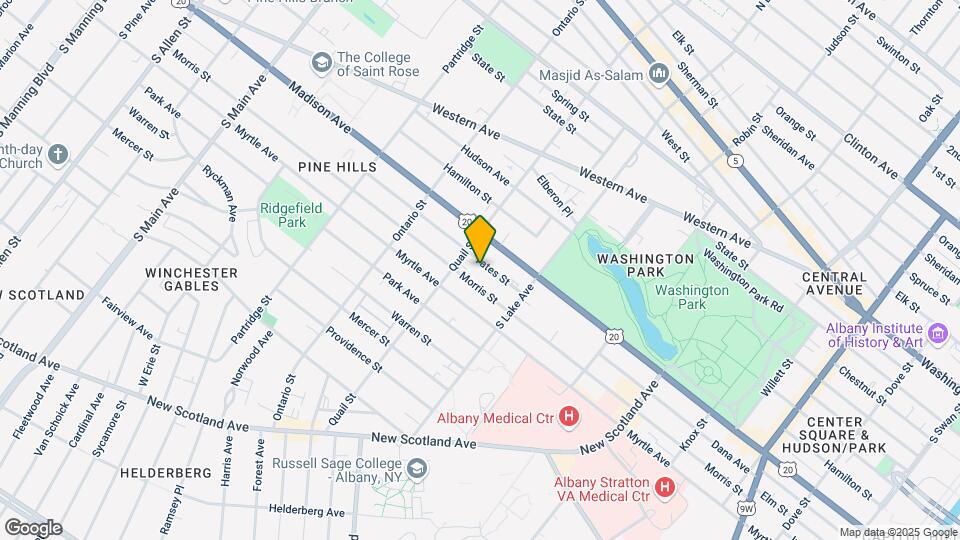 282 Yates St, Unit Apt. 1 Map and Location Details