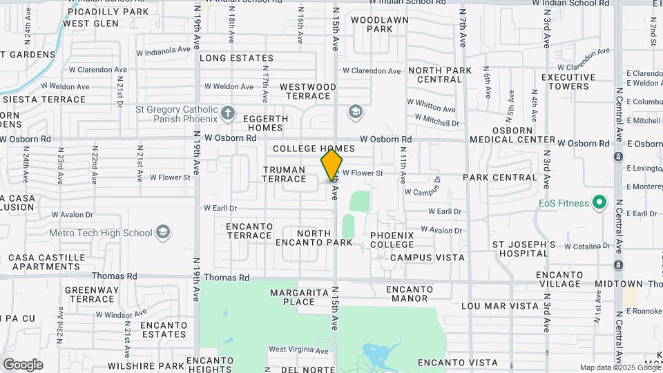 3132 N 15th Ave Map and Location Details