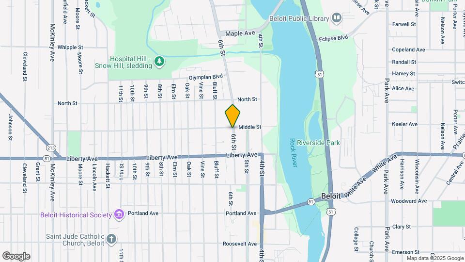 1156 6th St Map and Location Details