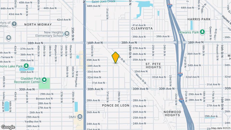 2901 34th Ave N Map and Location Details