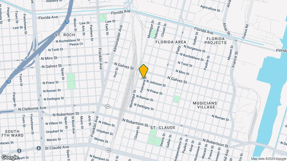 1940 Feliciana St Map and Location Details
