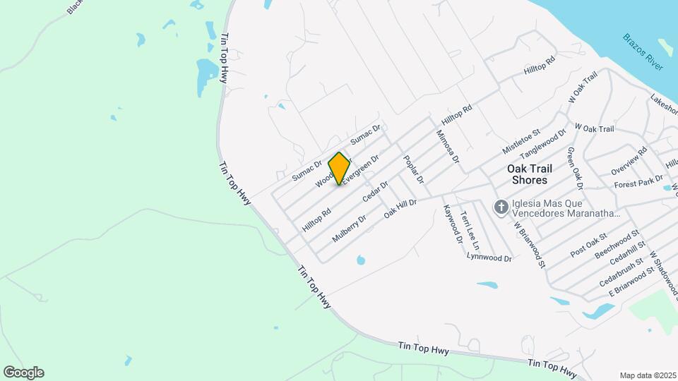 3509 Evergreen Dr Map and Location Details