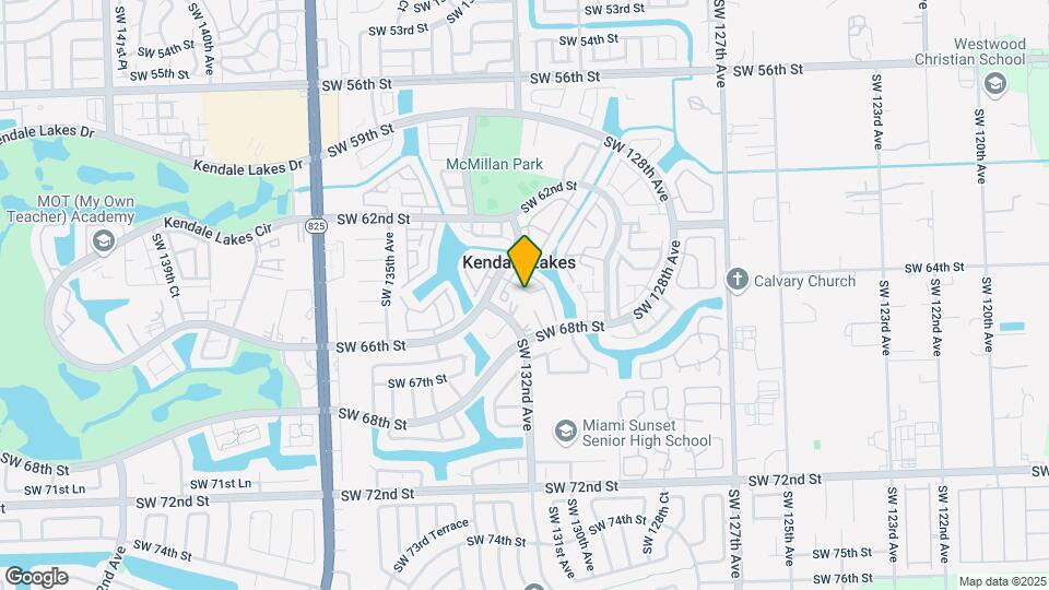 13120 SW 64th Ter Map and Location Details