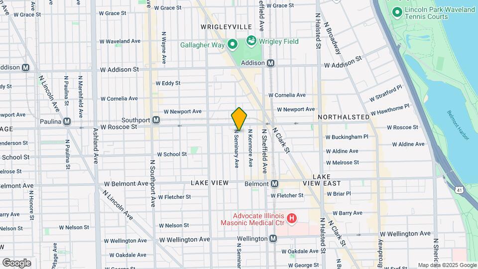 3341 N Seminary Ave Mapa y Detalles de la Ubicación