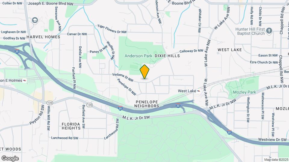 2045 Verbena St NW Map and Location Details