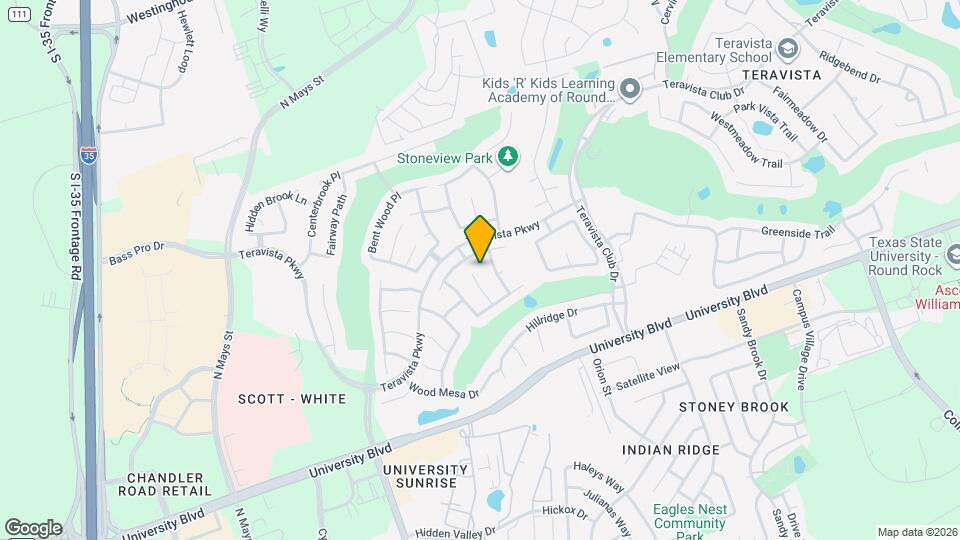 4116 Hidden View Ct Map and Location Details