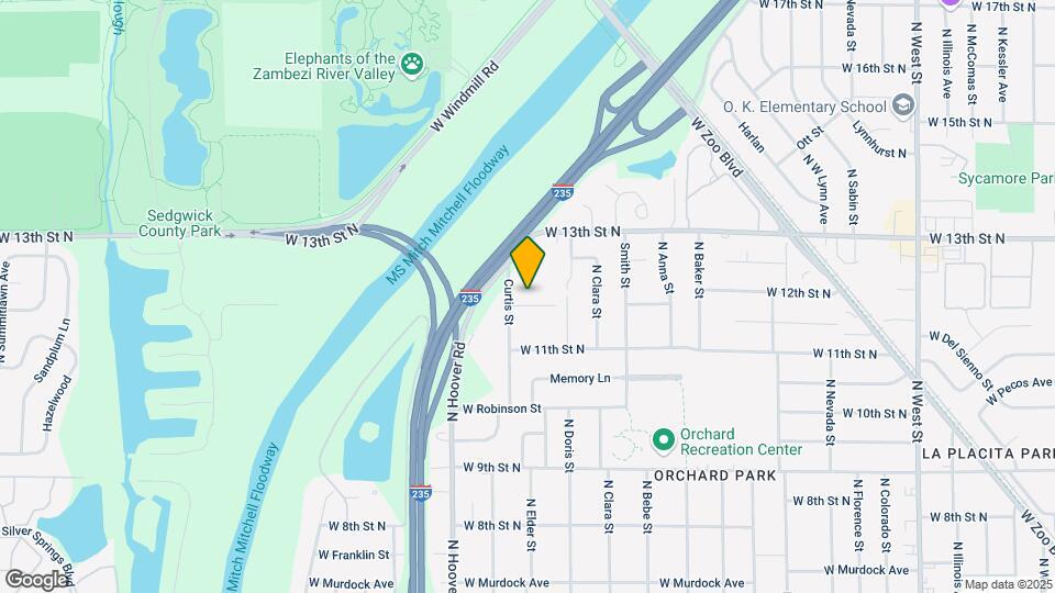 1338 N Curtis Ct Map and Location Details