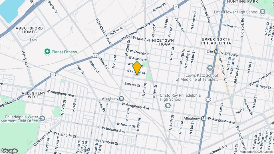 2043 W Ontario St Map and Location Details