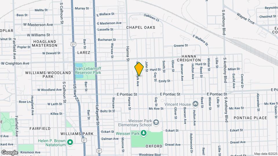 2433 Weisser Park Ave Map and Location Details