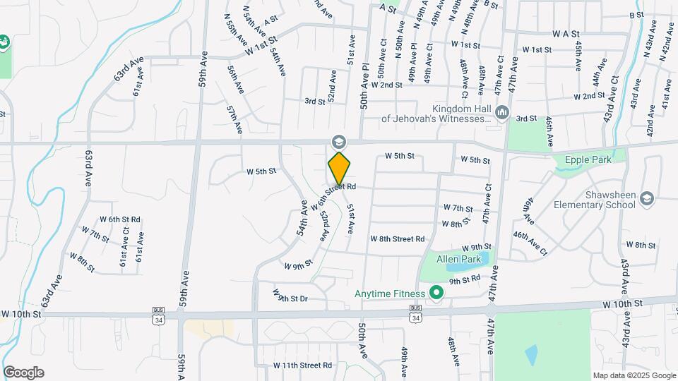 5110 W 6th Street Rd Mapa y Detalles de la Ubicación