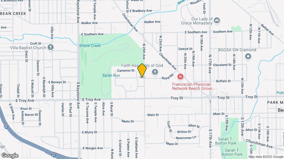 2816 Perkins Ave Map and Location Details
