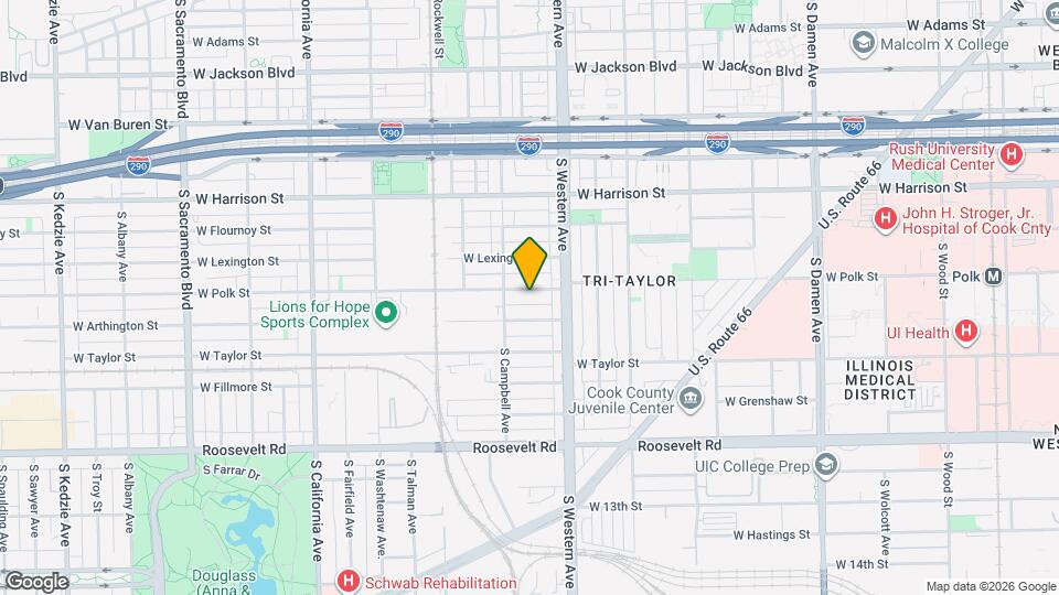 2435 W Polk St, Unit 3 Mapa y Detalles de la Ubicación