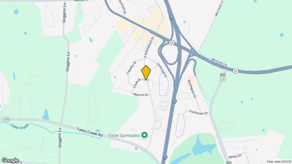 304 S Keeneland Dr Map and Location Details