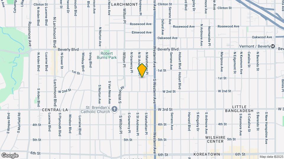 112 S St Andrews Pl, Unit # 2 Map and Location Details