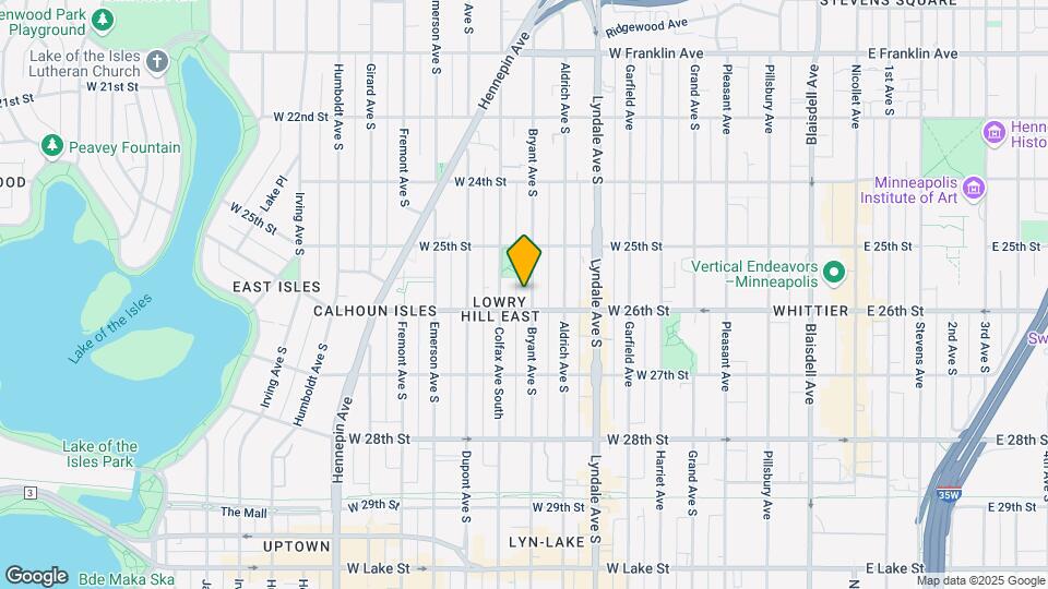 Bryant Avenue Apartments | 2550 Mapa y Detalles de la Ubicación