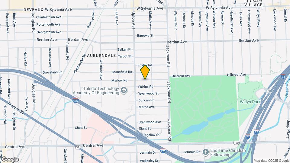 1823 Marlow Rd Map and Location Details