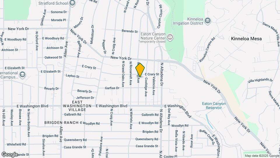 1524 N Harding Ave Map and Location Details