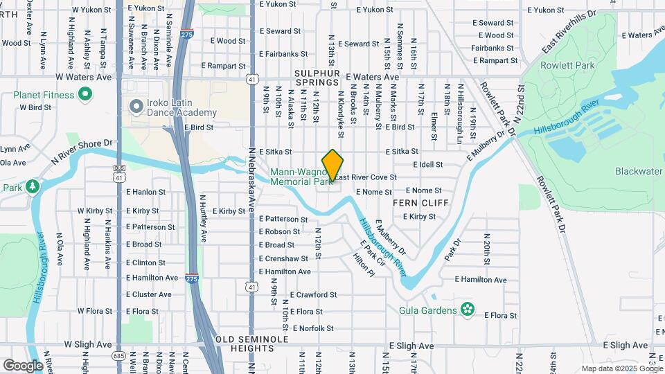 7903 N 13th St Map and Location Details
