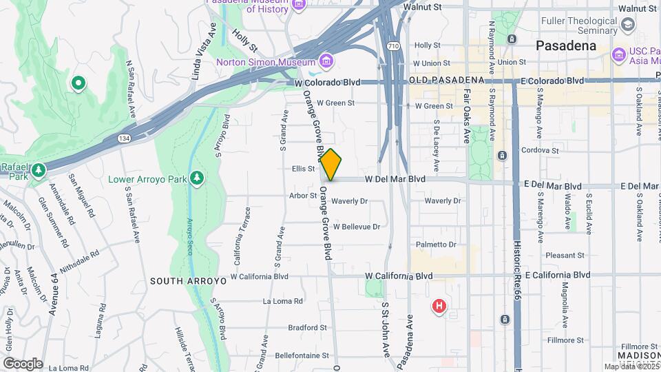 300 S Orange Grove Blvd Map and Location Details