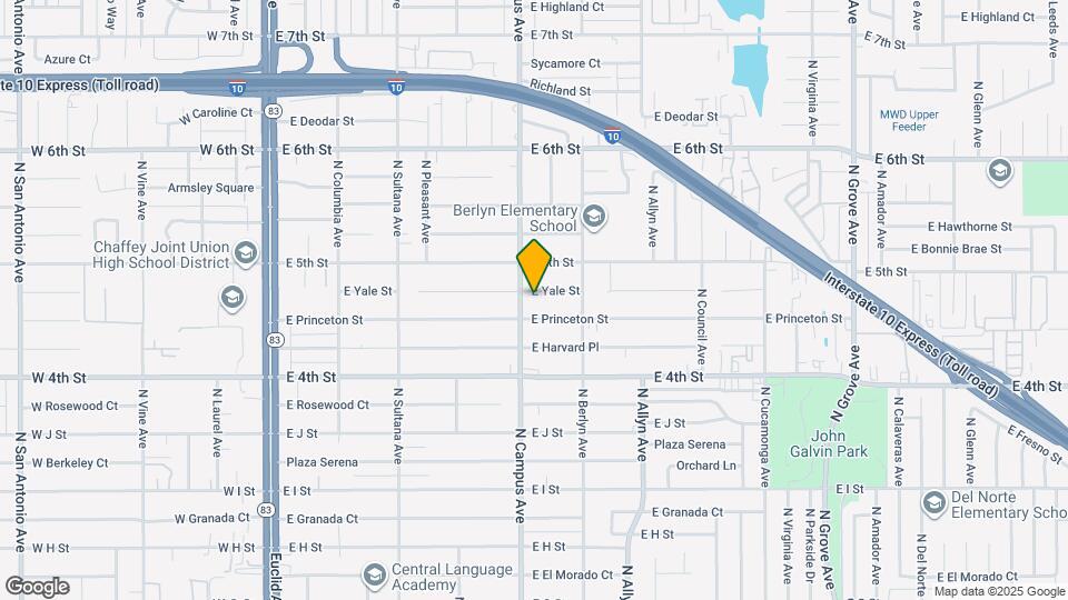 712 E Yale St Map and Location Details