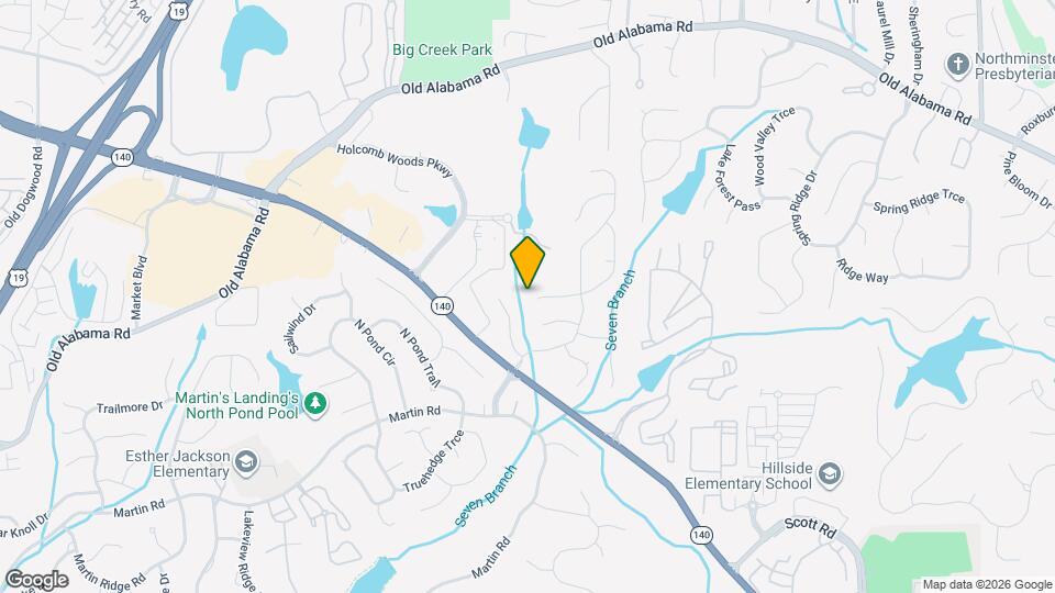 710 Creekwood Crossing W Map and Location Details