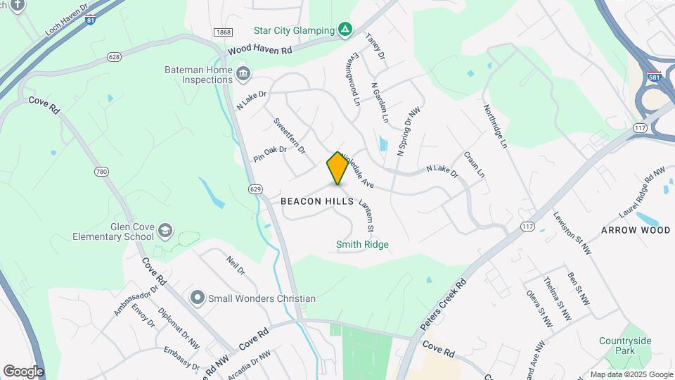 4962 Lantern St Map and Location Details