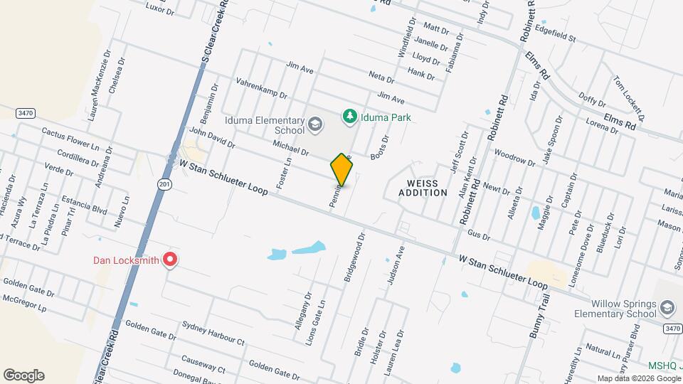 4604 Pennington Ave Map and Location Details