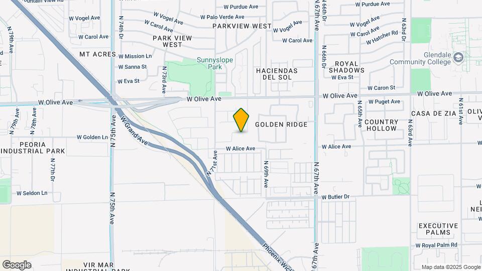 6931 W Golden Ln Map and Location Details