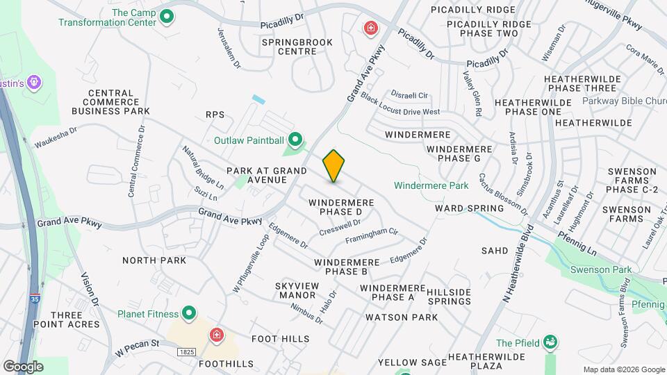 1203 York Castle Dr Map and Location Details