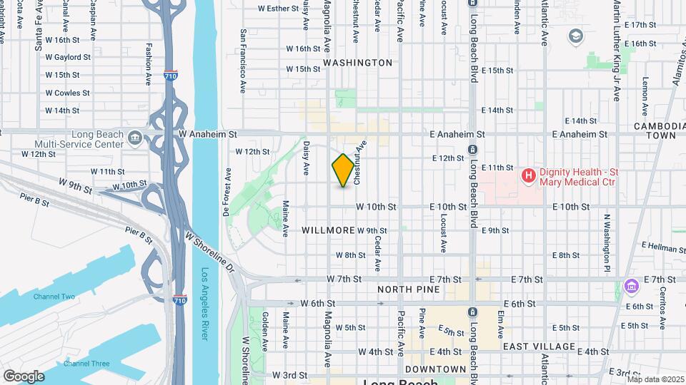 1033-1041 N Virginia Ct Map and Location Details