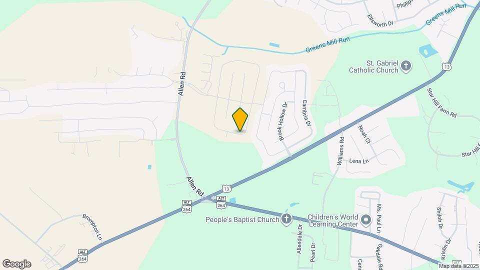 2413 Brookville Dr Map and Location Details