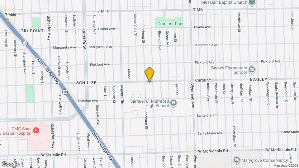 10517 Curtis St Mapa y Detalles de la Ubicación