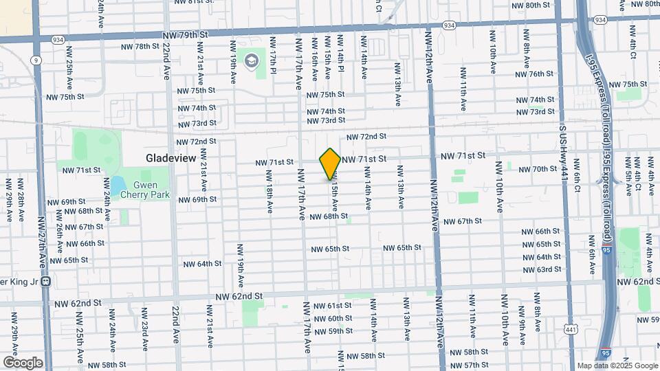 1500 NW 69th Terrace Map and Location Details