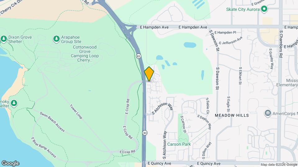 13704 E Lehigh Ave Map and Location Details