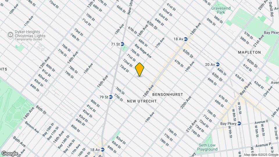 1725 73rd St Mapa y Detalles de la Ubicación