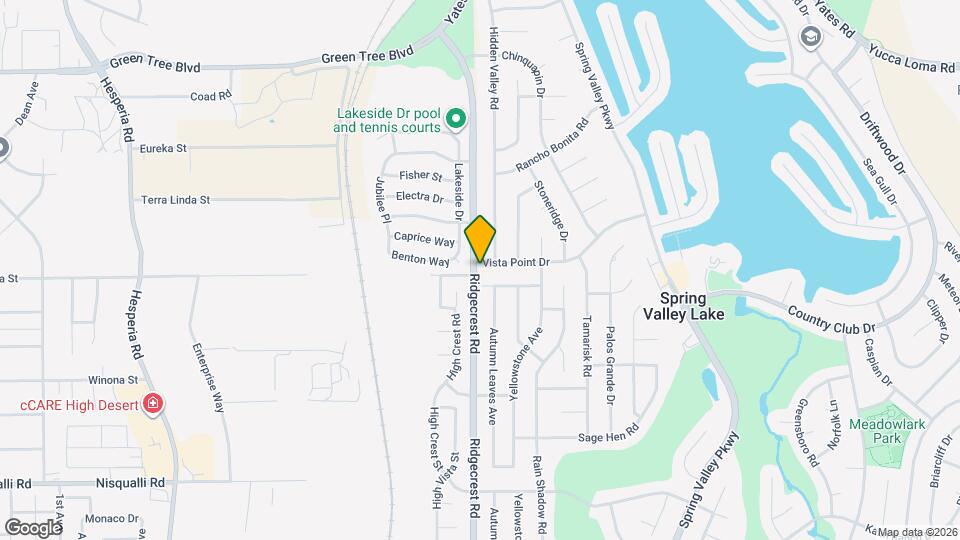 17705 Vista Point Dr Map and Location Details