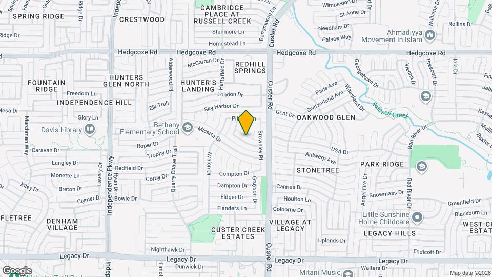 2221 Grinelle Dr Map and Location Details