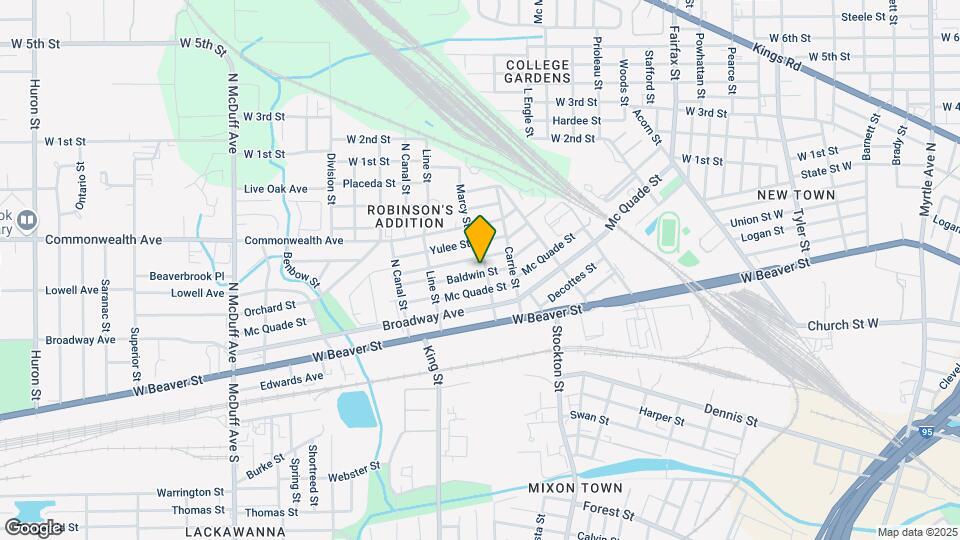 2059 Baldwin St Map and Location Details