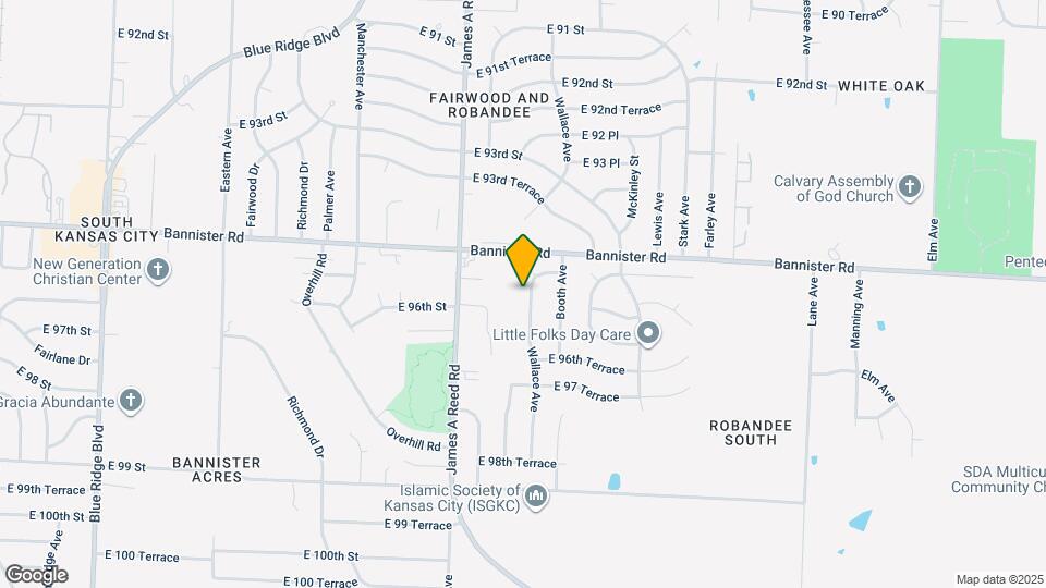 9524 Wallace Ave Map and Location Details