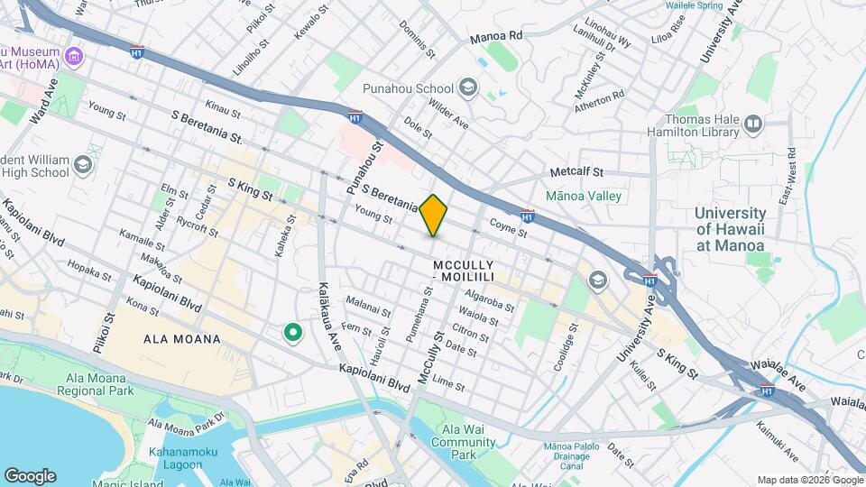 1837 Young St Map and Location Details