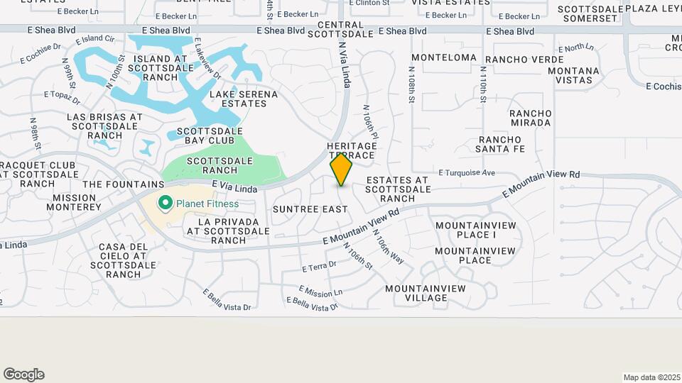 9511 N 106th Pl Map and Location Details