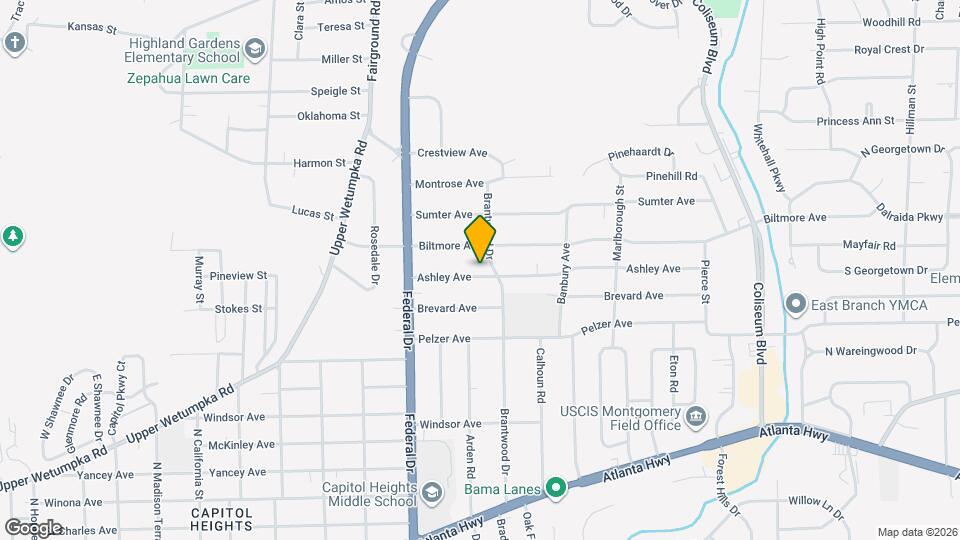 2781 Ashley Ave Map and Location Details