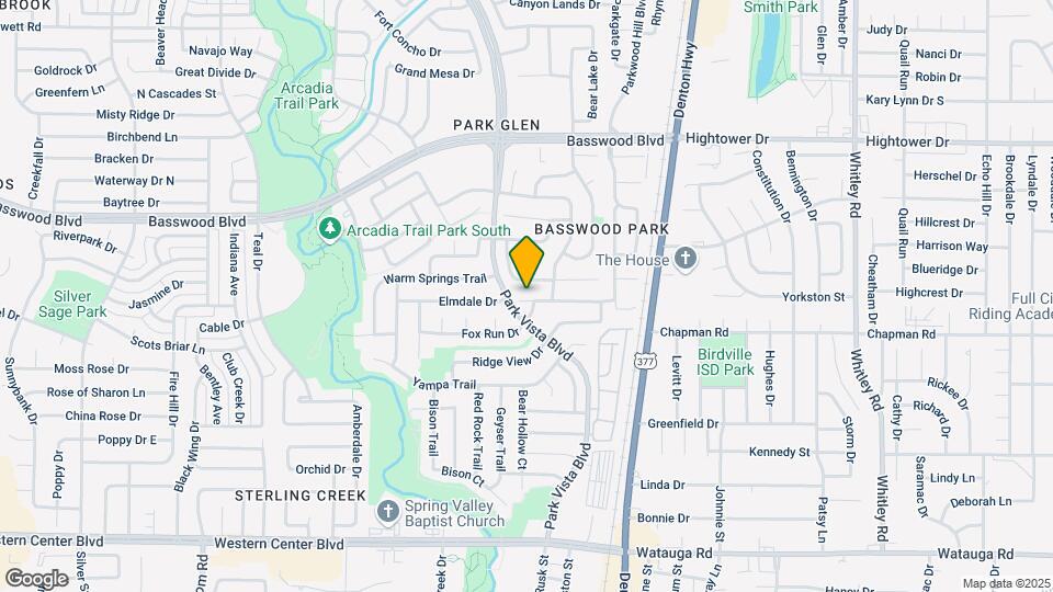 5513 Spring Ridge Dr Map and Location Details