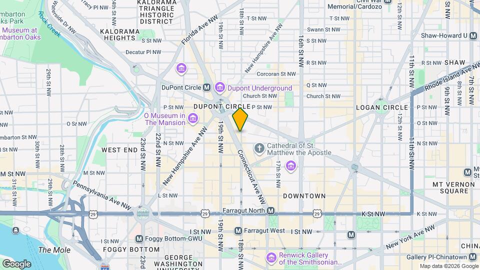 1308 18th St NW Map and Location Details