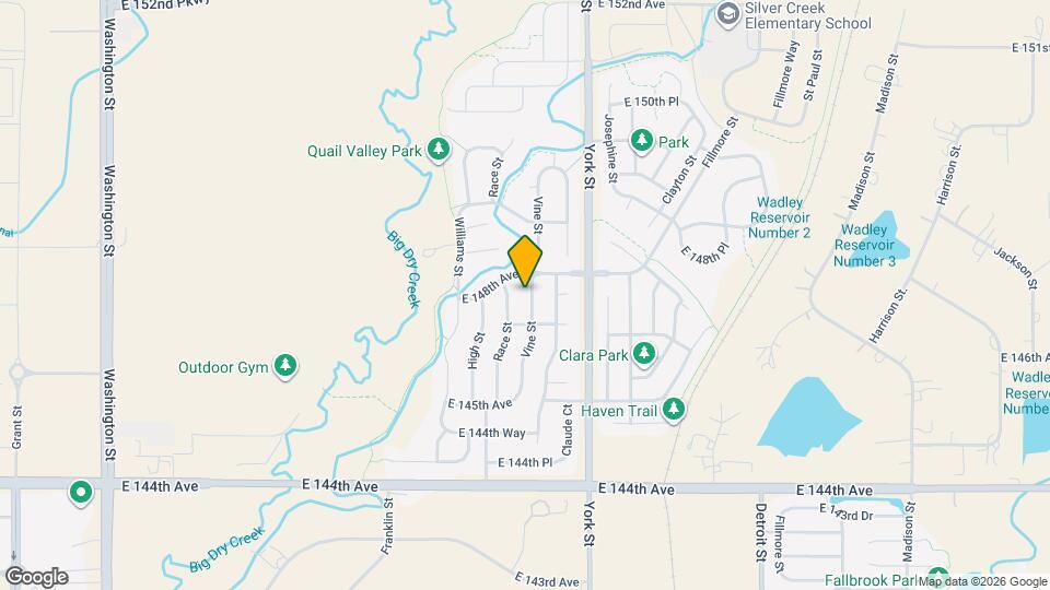 14753 Vine St Map and Location Details