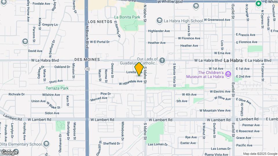 1231 Hillandale Ave Mapa y Detalles de la Ubicación