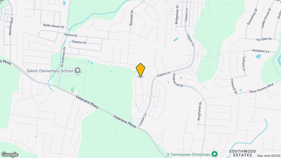 2816 Bluestem Ln Mapa y Detalles de la Ubicación